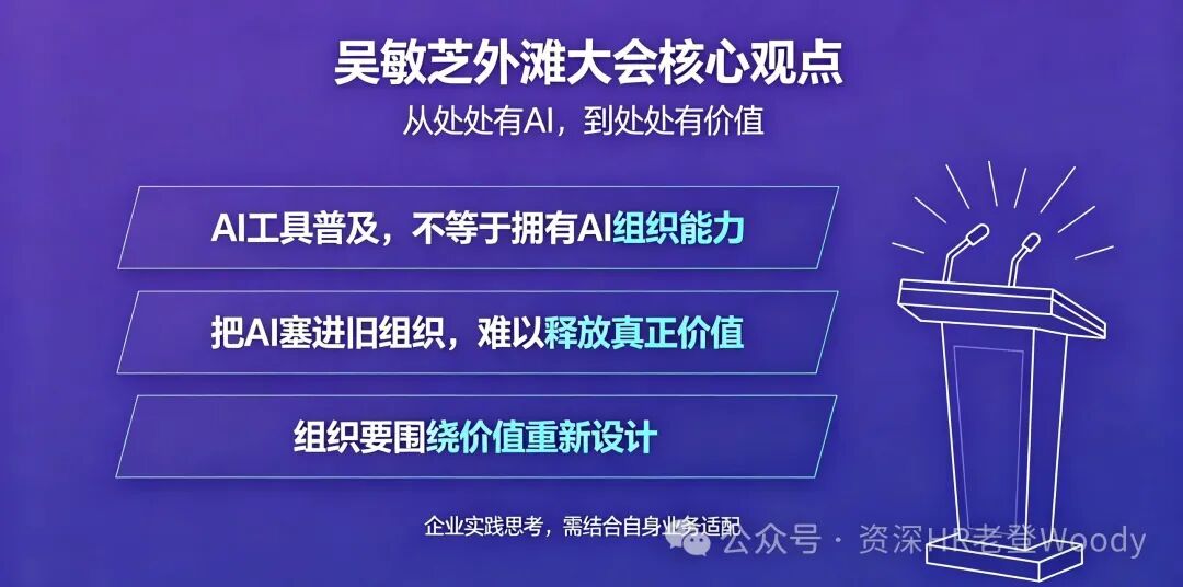 蚂蚁CHO吴敏芝：AI转型不是把AI塞进旧组织(图1)