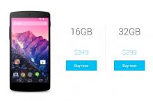 Nexus 5正式发布 首批16G版本销售一空